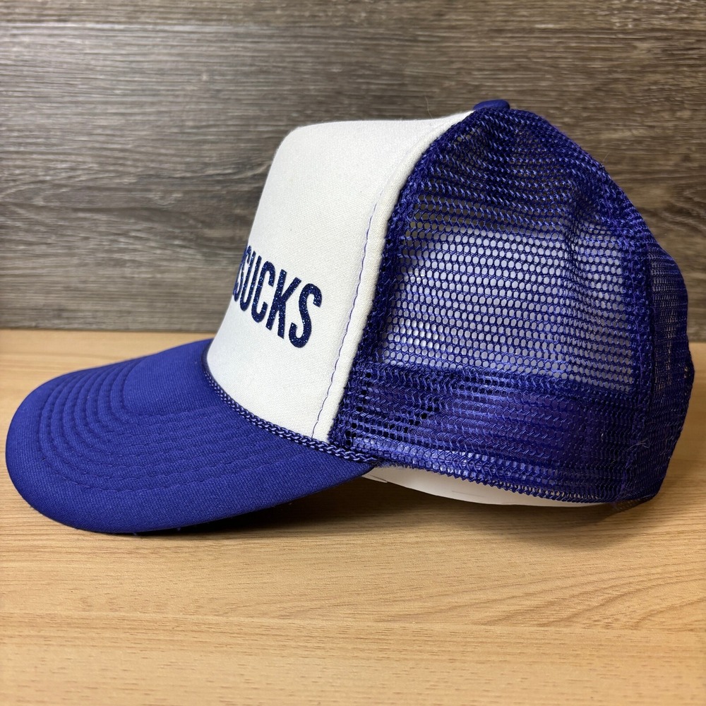 Cancers Sucks Hat Cap Womens Purple Trucker Ladies Adjustable - Picture 6 of 11